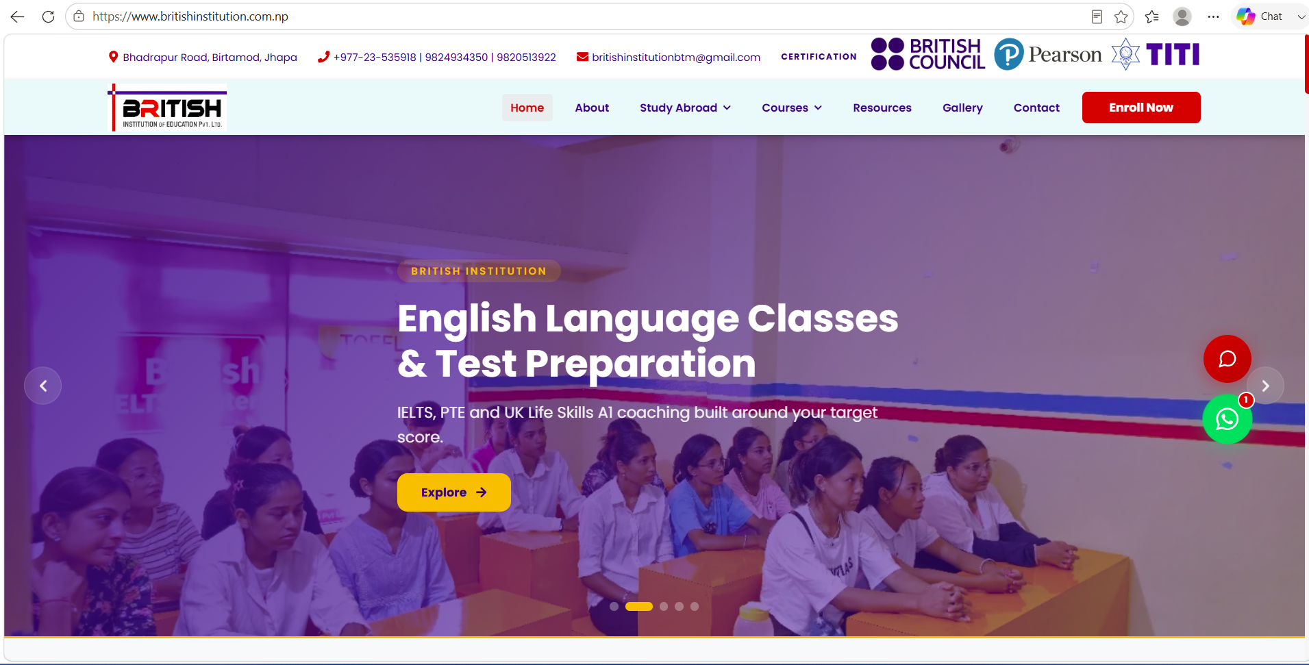 British Web App